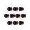 Antik Bakır Siyah Polimer Kulp Düğme - 10 ADET