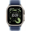 Apple Watch Ultra 3 Gps + Cellular, 49 mm Natürel Titanyum Kasa ve Mavi/parlak mavi Trail loop - S/m