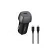 Araç İçi Hızlı Şarj Aleti ve USB-C-Lightning Kablo
