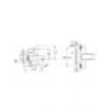 Artema A43063 Flow Square Krom Banyo Bataryası