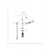Artema Shift T10 A43654 Eviye Bataryası, C Tipi, Krom