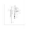 Artema Shift T20 A43678 Eviye Bataryası, C Tipi, Pull-Down, Krom
