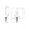 Artema Shift T30 A43691 Eviye Bataryası, L Tipi, Krom