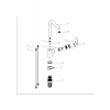 Artema Shift T30 A43691 Eviye Bataryası, L Tipi, Krom