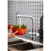 Artema Split Dual Flow Eviye Bataryası A42144, 360° Dönebilen, Krom, Çift Fonksiyonlu Başlık, Tezgah Üstü Montaj