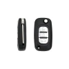 AutoHan Keys Renault Fluence Megane3 Anahtar Kabı, 3 Butonlu, Siyah