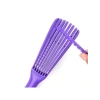 Ayarlanabilir Mucize Açma-Tarama Saç Fırçası - Mor Renk