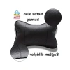 Ayarlanabilir Ortopedik Araba Boyun Yastığı - Nefes Alabilir PU Deri