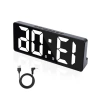 Ayarlanabilir Parlaklıkta Masa Saati, Derece Alarm ve Takvim