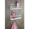 Ayarlanabilir Yapışkanlı Raf, Banyo Düzenleyici, Beyaz
