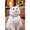 Ayarlanabilir Zilli Kedi Boyun Tasması - Mavi