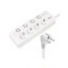 Ayt Vea VE-XMAN104 A Class 4lü Anahtarlı 1.5 Metre Grup Priz Akım Korumalı Priz 2 USB 4000 Watt 16 Amper Isıya Dayanıklı
