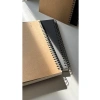 B5 Boyutunda, Siyah Kapaklı Spiralli Defter, 100 Yaprak Çizgisiz
