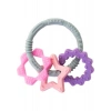 Babyjem Silikon Halka Diş Kaşıyıcı /Pembe