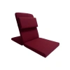 Backjack XL Meditasyon Sandalyesi, Yastıklı, 55x40x40 cm, Fermuarlı Kılıf (Bordo)
