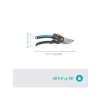 Bahçe Budama Makinesi, 24 mm Kesme Çapı, Ergonomik Sap