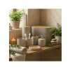 Bambu Detaylı 8L Çöp Kovası, 24x26x16 cm Banyo Seti