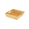 Bambu Ekmeklik ve Meyvelik, Kare Büyük Ebat (25 cm)