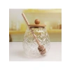 Bambu Kapaklı Cam Bal Kavanozu - 350ml
