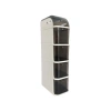 Banyo ve Mutfak için 4 Çekmeceli Tekerlekli Organizer Dolap, 95x20x38.5 cm