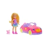 Barbie Chelsea Araç Seti, Sarışın Bebek ve Oyuncak Araba