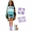 Barbie Party Unboxed Köpeğimin Doğum Günü Serisi Mavi Elbiseli JFG70
