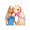 Barbie ve Güzel Atı Oyun Seti Sarışın Bebekli FXH