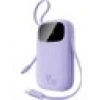 Baseus Enerfıll FC31 Digital Göstergeli Super Hızlı Kendinden 2 Type-C Kablolu Usb-C 2 Çıkışlı 10.000 Mah 45W Laptop Şarj Edebilen Powerbank - Mor