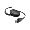 Baseus FREE2PULL Mini Şarj Kablosu Usb-C To Usb-C 60W 1m Küme Siyah