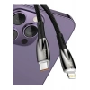 Baseus Glimmer Series 20W 100 cm Type-C To Lightning Şarj Kablosu Siyah