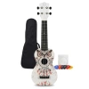 Baykuş Desenli Soprano Ukulele Kapağı, Eğlenceli ve Renkli