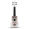Baykuş Desenli Soprano Ukulele Kapağı, Eğlenceli ve Renkli