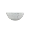 Beyaz Granit Toprak Saksı 20 cm Çap