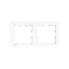Beyaz İkili Çerçeve - Dayanıklı Malzeme