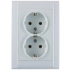 Beyaz Ikili Topraklı Priz - 250V