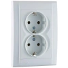 Beyaz Ikili Topraklı Priz - 250V