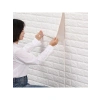 Beyaz Kendinden Yapışkanlı 3D Esnek Duvar Kağıdı Paneli - 70x23 cm