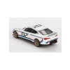 Beyaz Mavi Kırmızı Çizgili 1/64 Ölçekli Araba Modeli
