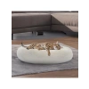 Beyaz Renkli 65 cm Uzunlukta Kedi ve Köpek Yatağı