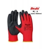 Beybi Nitril Poly Pl9 10 Kırmızı Siyah Iş Eldiveni