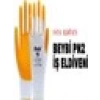 Beybi Nitril Sarı İş Eldiveni No:10 12li Paket