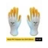 Beybi Pn7 Montajcı Polyester Sarı Nitril Eldiveni 50 Çift No:10