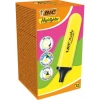Bic 968583 Fosforlu Kalem Marking Flat Highlighter 12 Li Sarı (1 Paket 12 Adet)