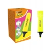 Bic 968583 Fosforlu Kalem Marking Flat Highlighter 12 Li Sarı (1 Paket 12 Adet)