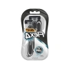 BIC Flex 4 Erkek Tıraş Bıçağı 3lü Blister (4 Bıçak), Birbirinden Bağımsız Hareket Edebilen 4 Bıçak, Oynar Başlık, Aloe Vera ile Zenginleştirilmiş Kayganlaştırıcı Jel Şerit