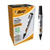 Bic Marker Siyah 2000 Yuvarlak Uçlu Permanent Markör 12li Kutu