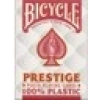 Bicycle Bicycle® Prestige Rider Back 100% Plastik Jumbo Endeks Oyun Kartları, Kırmızı