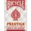 Bicycle Bicycle® Prestige Rider Back 100% Plastik Jumbo Endeks Oyun Kartları, Kırmızı