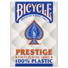 Bicycle® Prestige Rider Back 100% Plastik Jumbo Endeks Oyun Kartları, Mavi