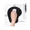 Bilek Destekli Rahat Siyah Ergonomik Mouse Pad